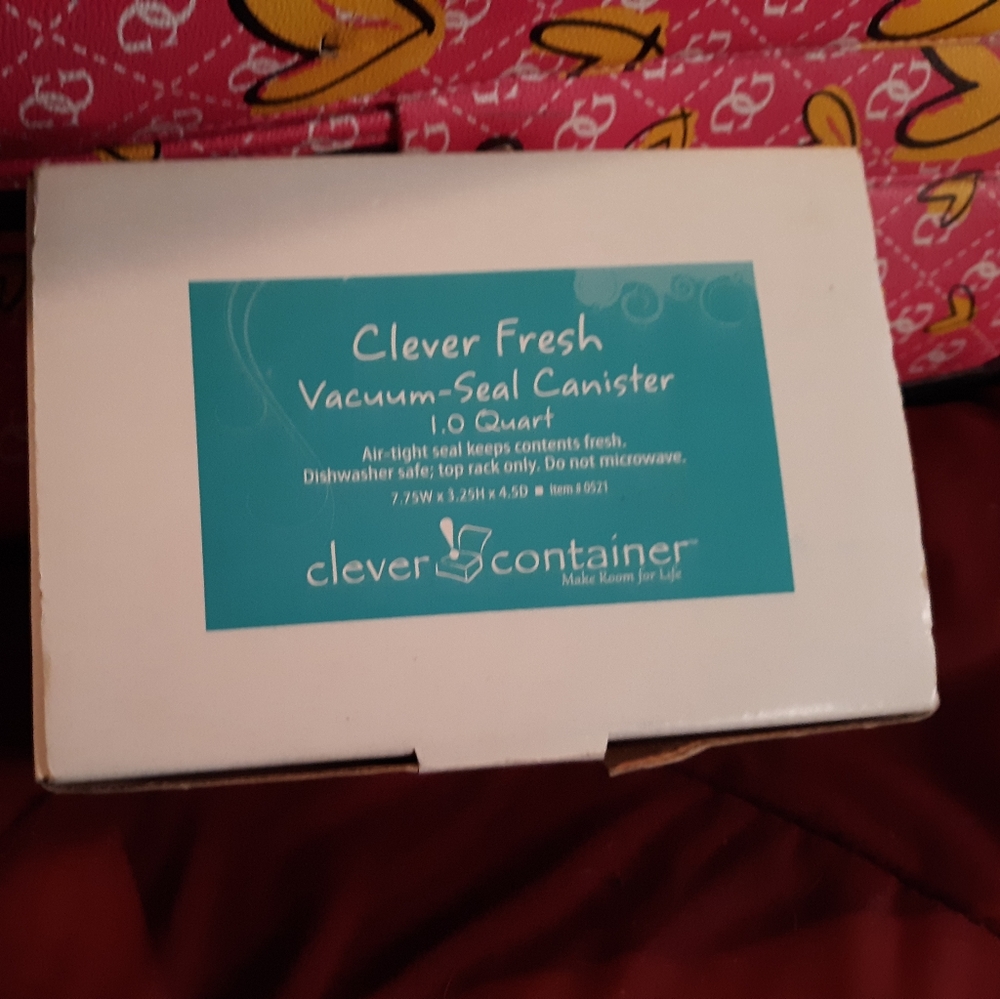 Clever Fresh Vacuun-Seal Canister